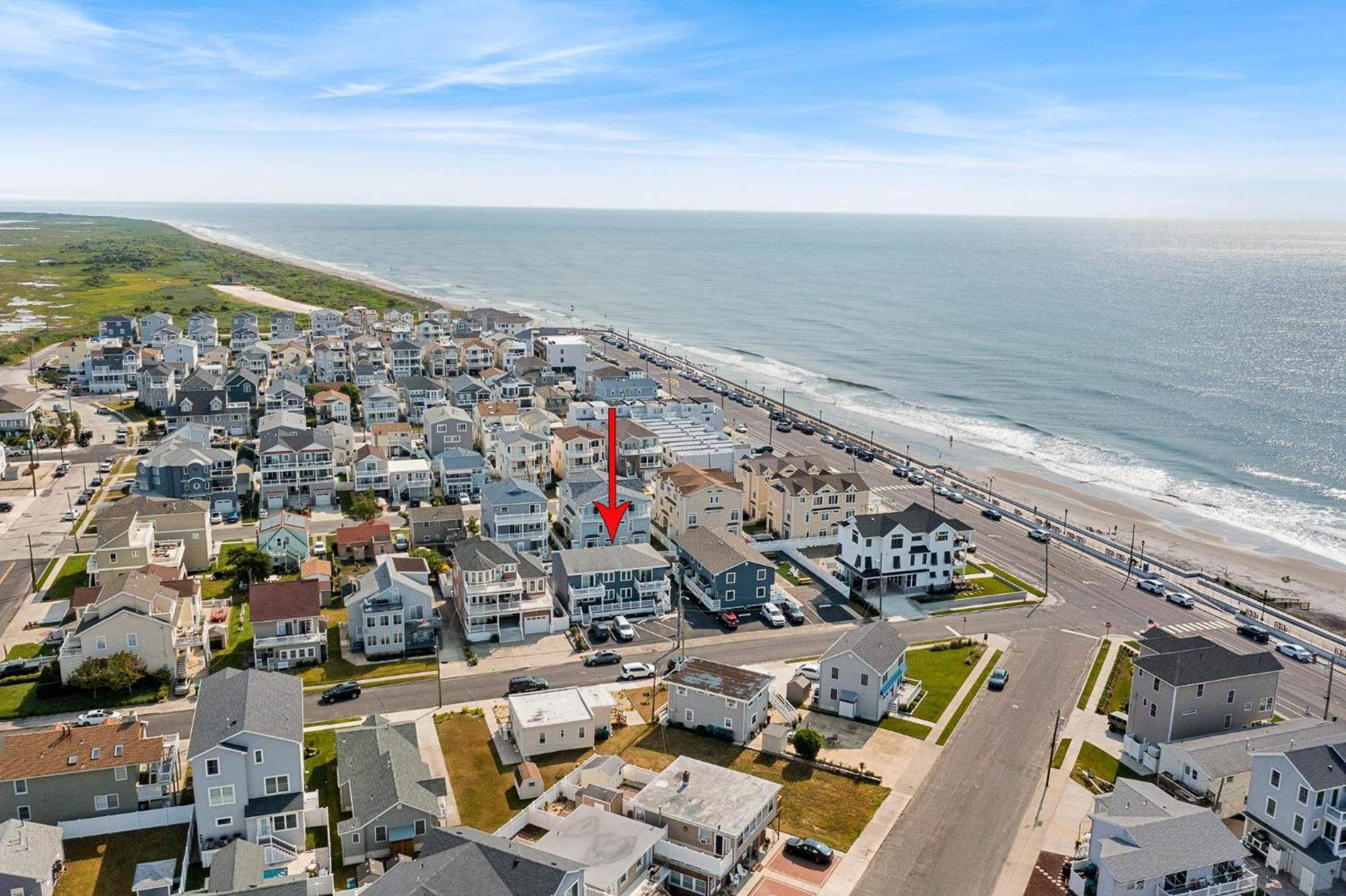 Beach Block Parking Modern Decor Porch Brigantine Eksteriør billede