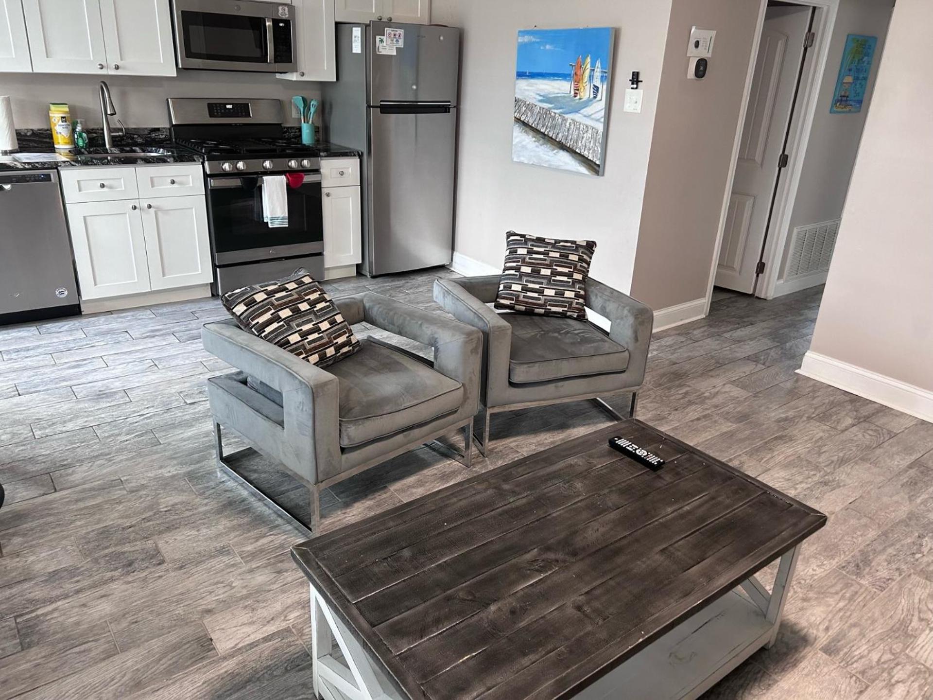 Beach Block Parking Modern Decor Porch Brigantine Eksteriør billede