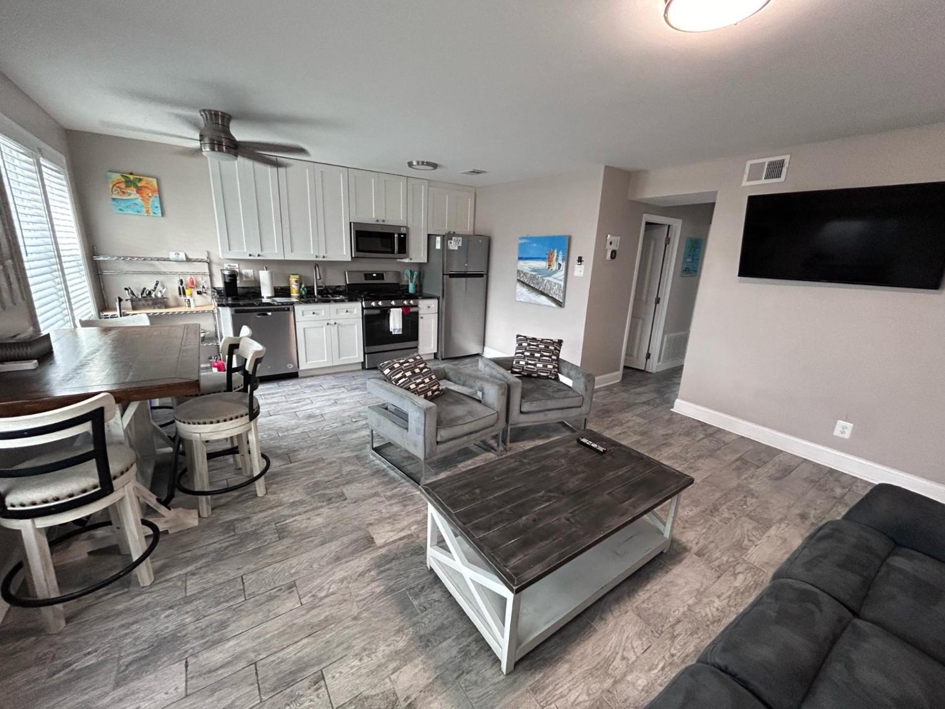 Beach Block Parking Modern Decor Porch Brigantine Eksteriør billede