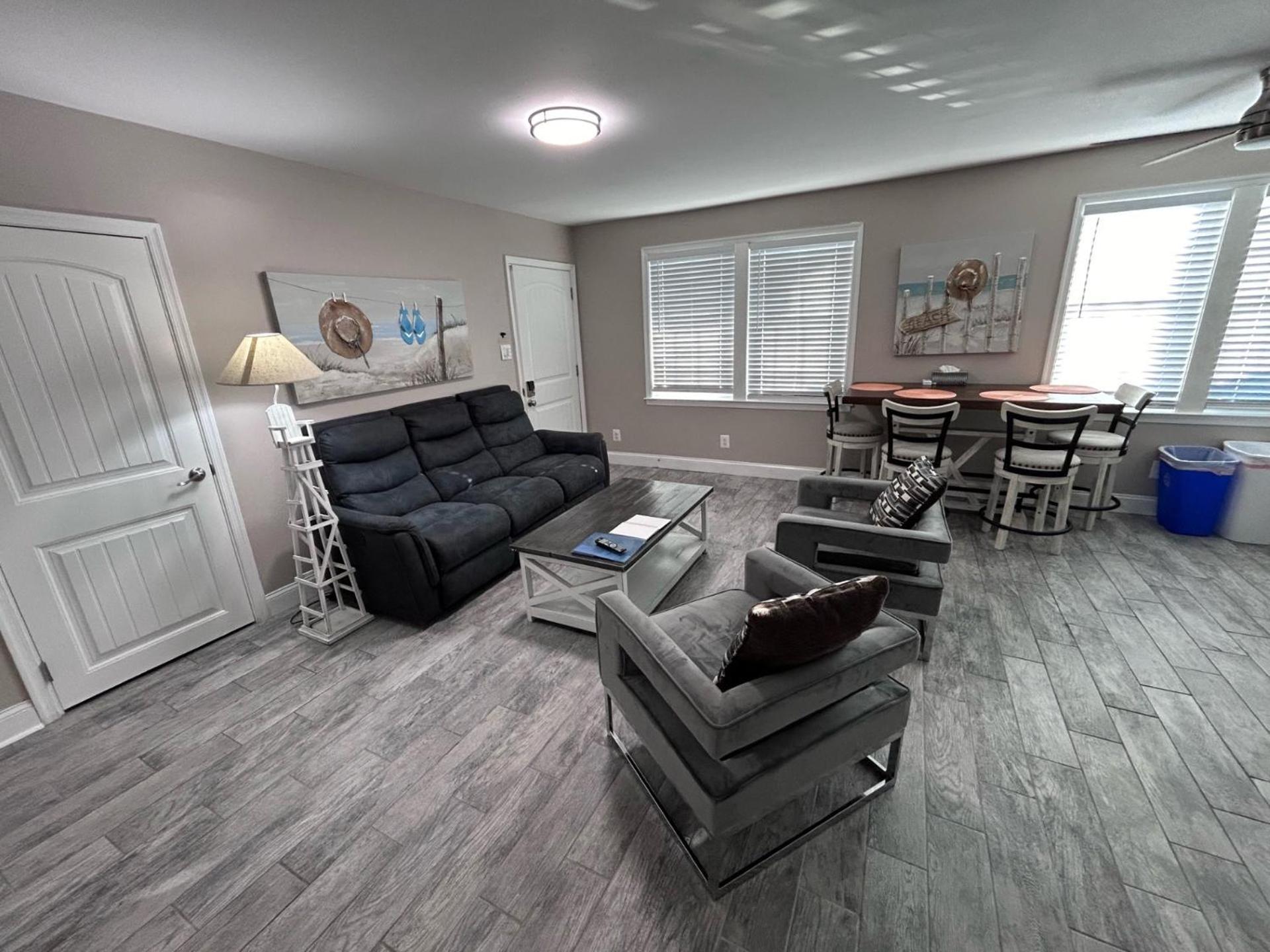 Beach Block Parking Modern Decor Porch Brigantine Eksteriør billede